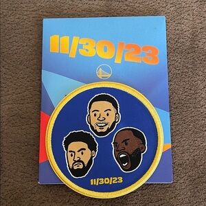 NBA Warriors Patch Iron On Steph Curry Klay Thompson Draymond Green Basketball